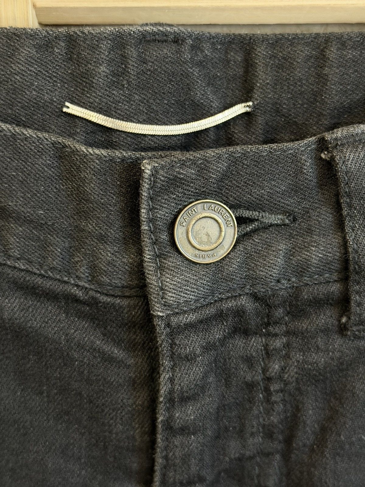 Saint Laurent Paris Saint Laurent SS14 Knee Cut Distressed Denim Size US 28 / EU 44 - 3 Thumbnail
