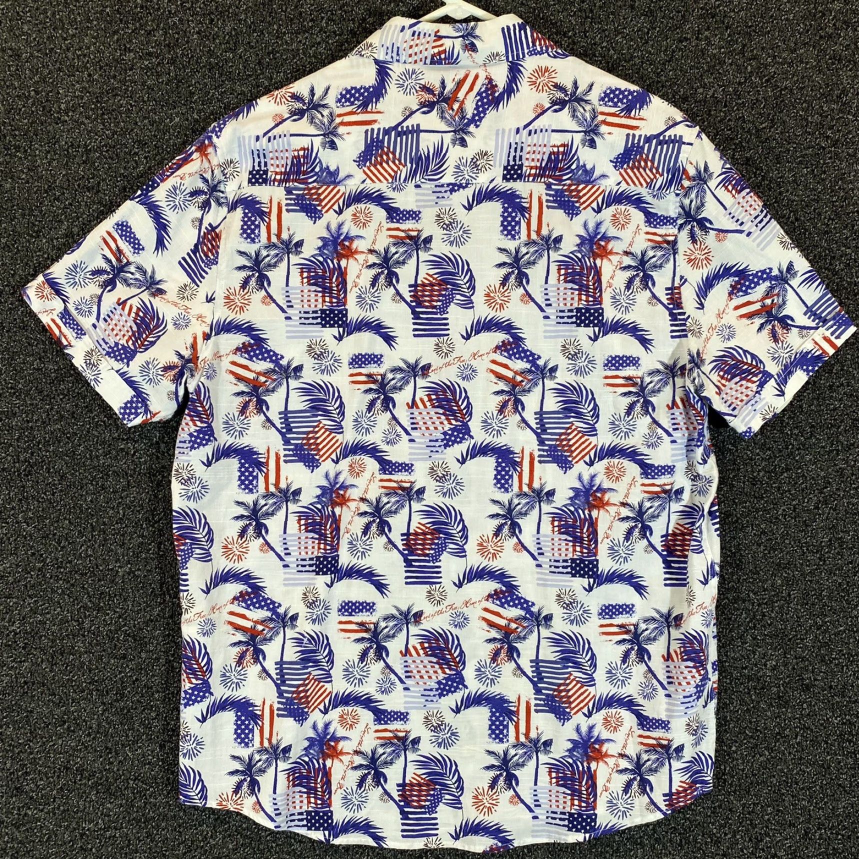 Vintage VINTAGE Tricots St Raphael Shirt Mens Large Blue Red Button-Down Men USA July 4th Size US L / EU 52-54 / 3 - 7 Thumbnail