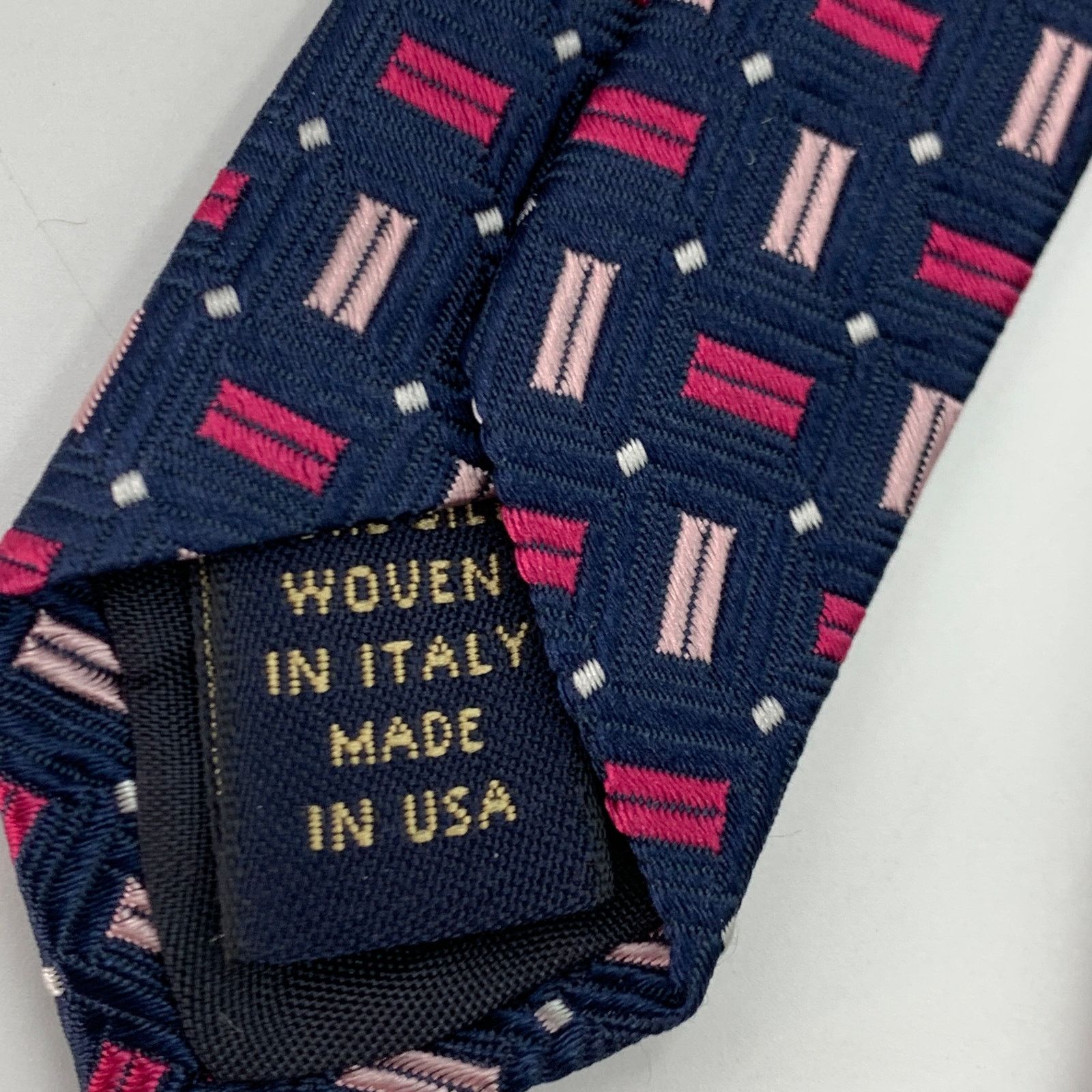 Brooks Brothers Brooks Brothers Silk Tie Dots Geometric Weave Size ONE SIZE - 4 Thumbnail
