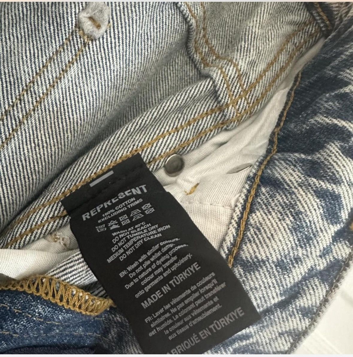 Represent Clo. Represent R3 Baggy Denim Size US 34 / EU 50 - 10 Thumbnail