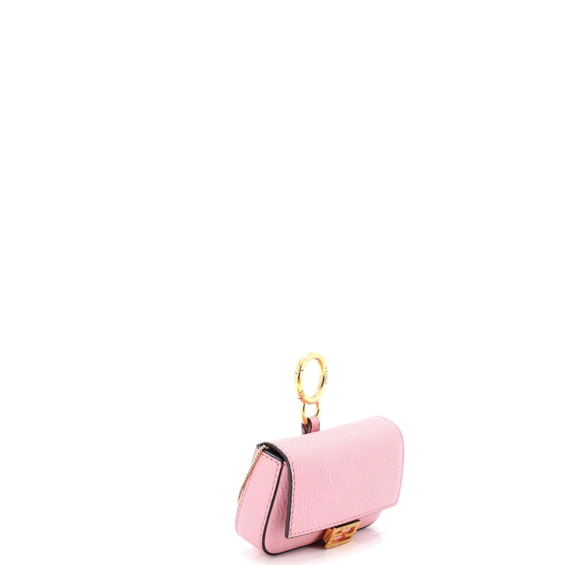 Fendi Chain baguette charm bag leather nano Size ONE SIZE - 1 Thumbnail