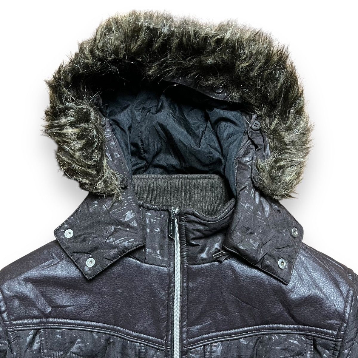 If Six Was Nine 🇯🇵 AIRWALK PUFFER DOWN FUR JACKET LGB STYLE Size US M / EU 48-50 / 2 - 5 Thumbnail