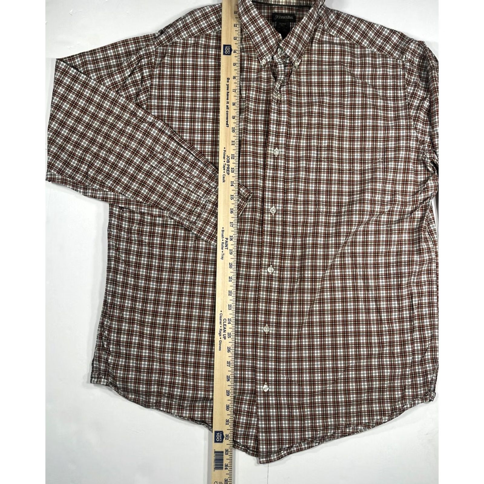 St. John St. John’s Bay Shirt XL Multicolor Plaid Long Sleeve Flannel Button Front Men’s Size US XL / EU 56 / 4 - 3 Thumbnail