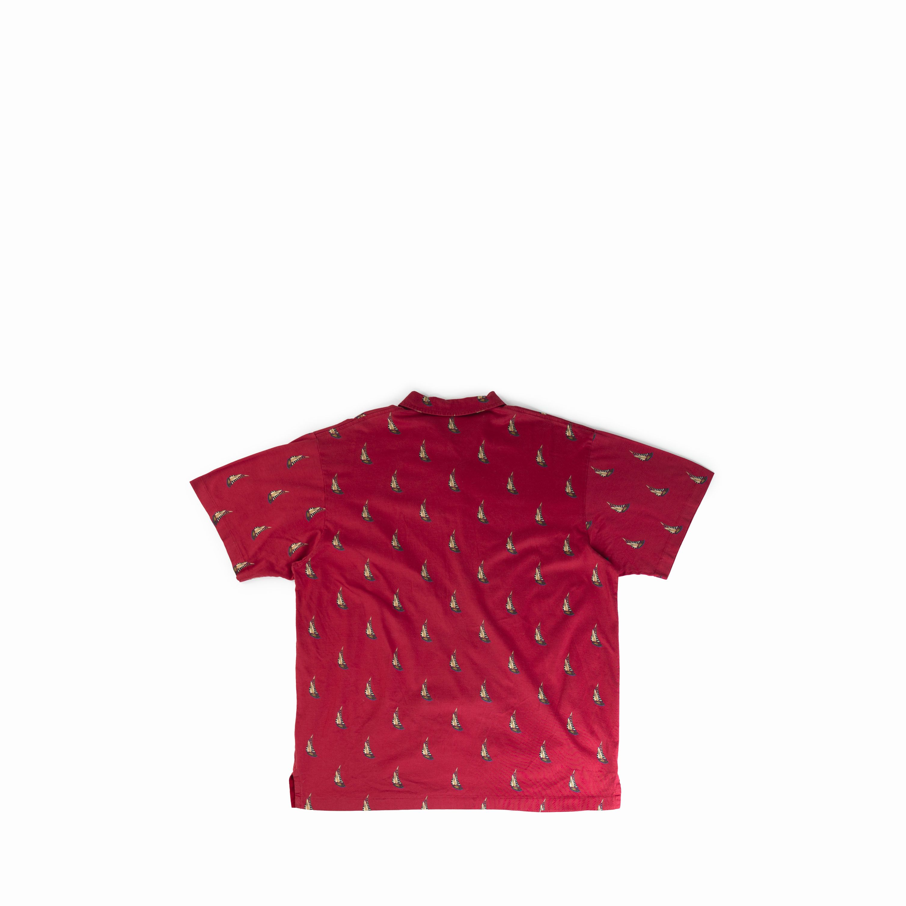 Polo Ralph Lauren Vintage 1990 Sailboat Graphic Print Polo Ralph Lauren Shirt Size US XL / EU 56 / 4 - 2 Thumbnail
