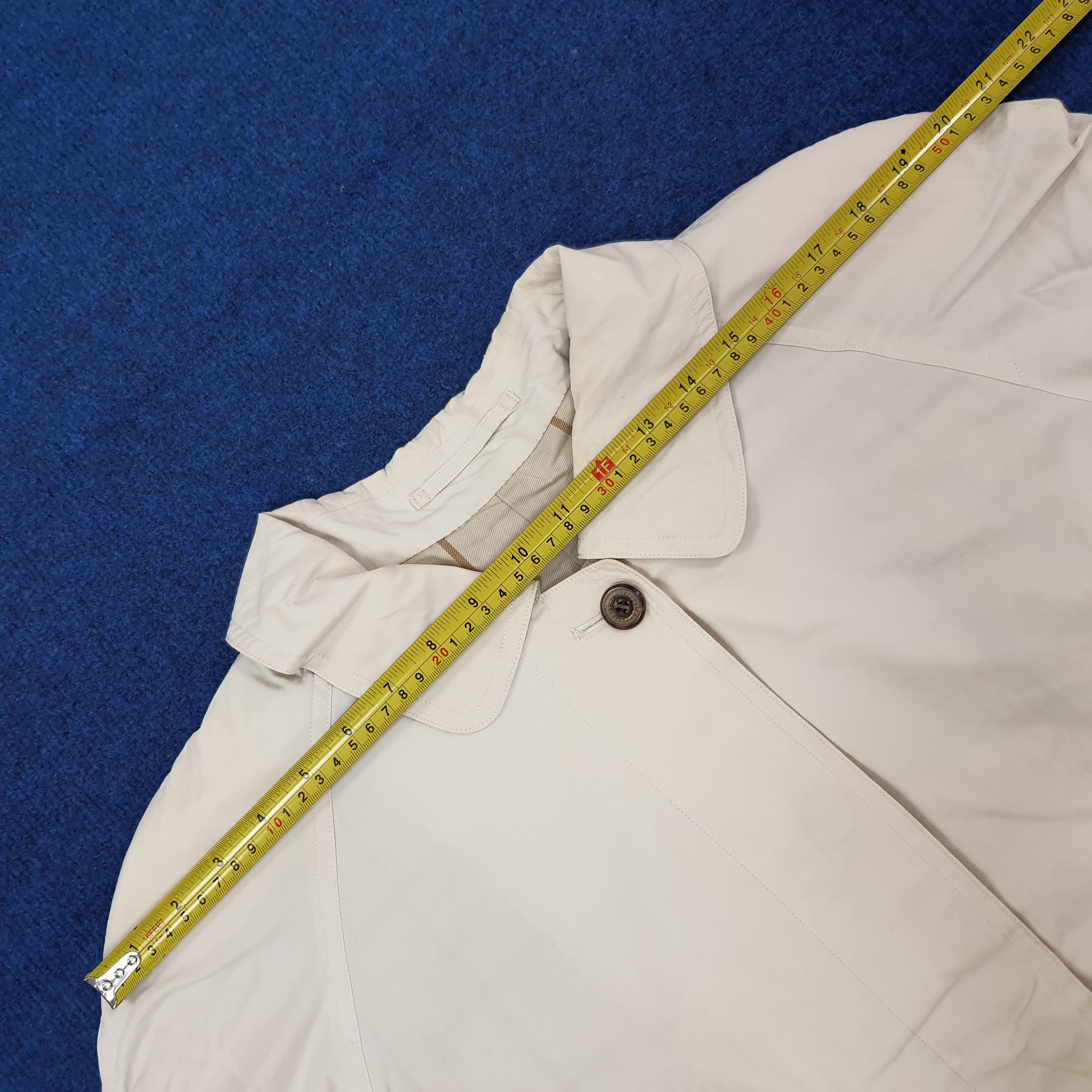 Burberry Vintage Burberrys Custom Logo Trench Jacket C246N4 Size L / US 10 / IT 46 - 10 Thumbnail