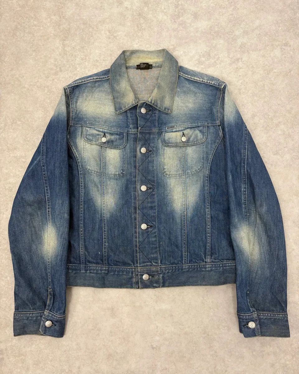 Diesel 2000s Diesel Blue Faded Denim Jacket Size US M / EU 48-50 / 2 - 1 Thumbnail
