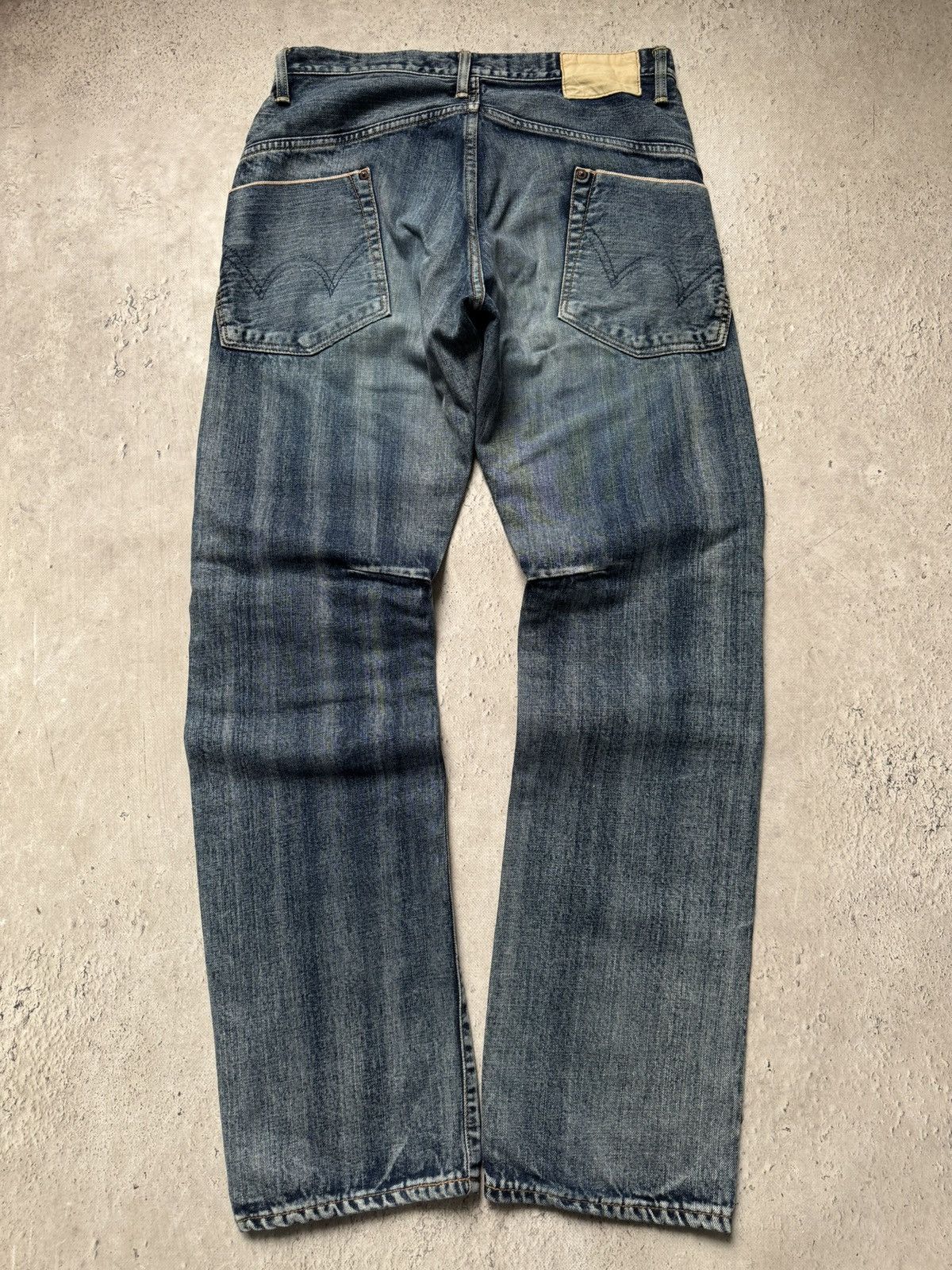 Edwin Edwin selvage patchwork japanese jeans pants Size US 31 - 8 Thumbnail