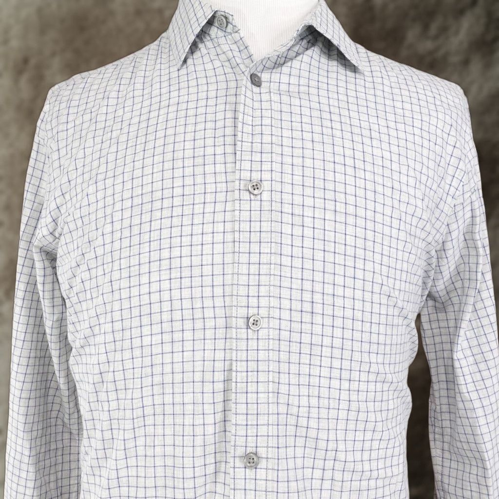 Gap VINTAGE Gap Shirt Mens Large Cotton Check Plaid Button Down Slim Fit Long Sleeve Casual Office Size US L / EU 52-54 / 3 - 1 Thumbnail