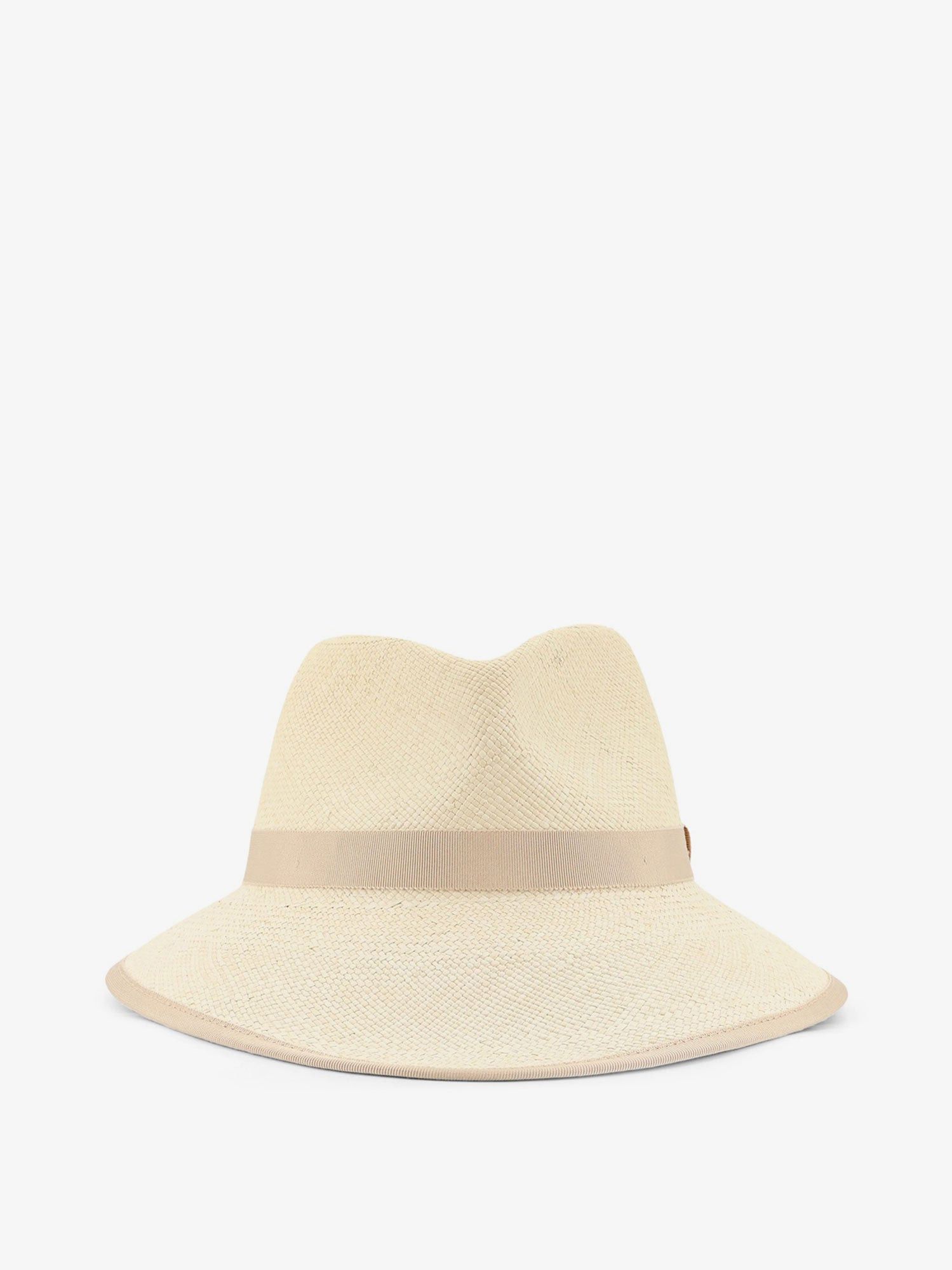 Max Mara Mxadolmen Panama Straw Hat Size ONE SIZE - 1 Thumbnail
