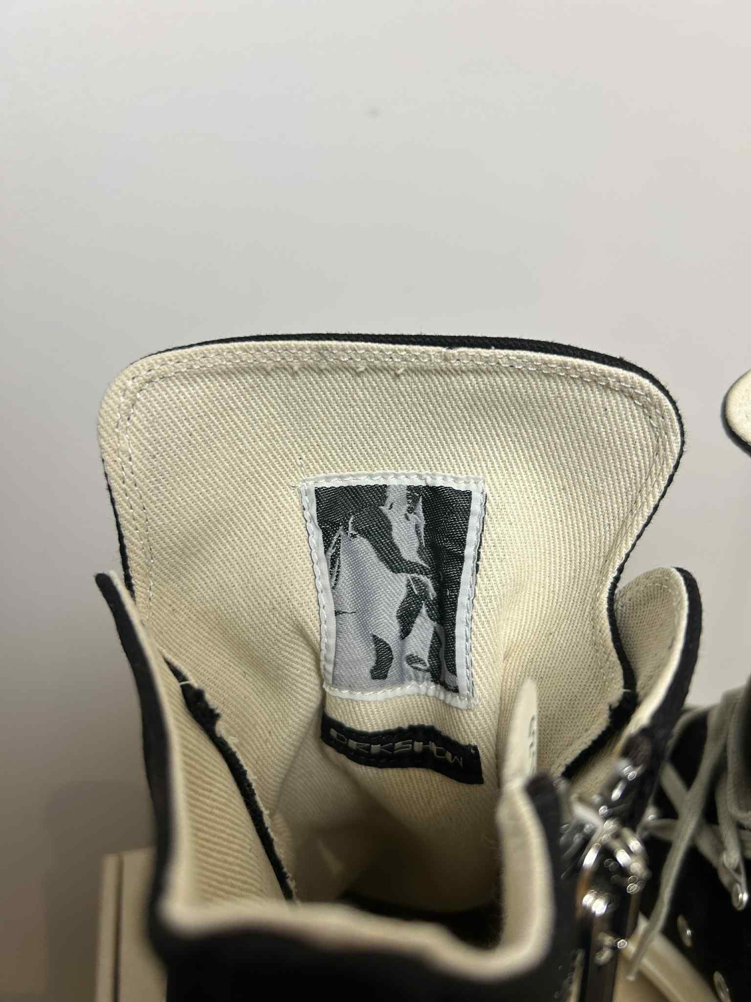 Rick Owens Drkshdw Rick Owens Drkshdw Ramones Hexagram High Size US 13 / EU 46 - 8 Thumbnail