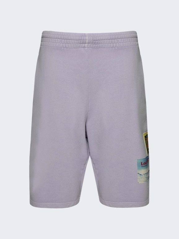 Martine Rose o1mle0226 Logo Shorts in Purple Size US 34 / EU 50 - 1 Thumbnail