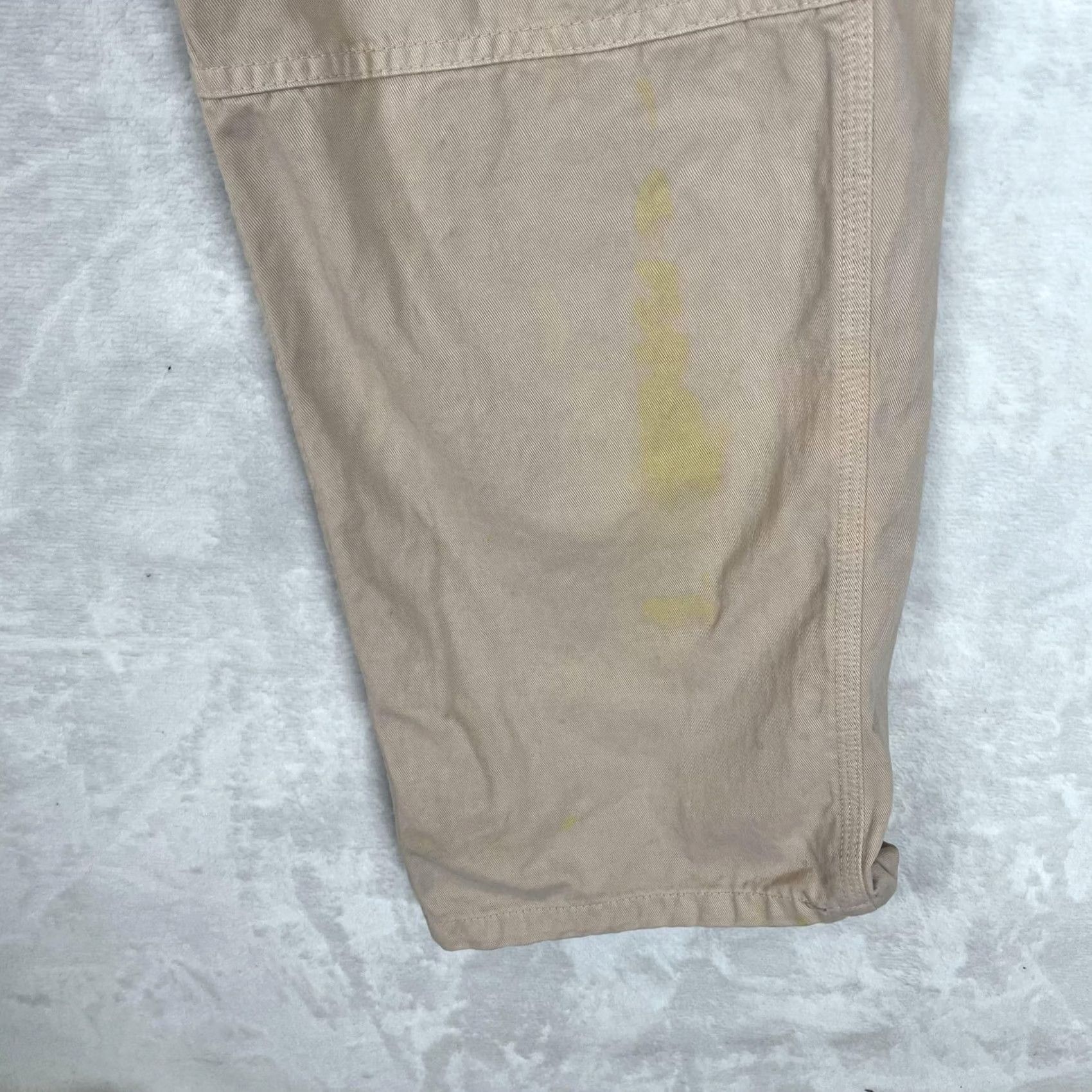 Dickies Dickies Carpenter Pants Mens 36x34 Beige Relaxed Fit Workwear Pockets Canvas Front Flat Front Zip Button Casual Workwear Mens Size US 36 / EU 52 - 6 Thumbnail
