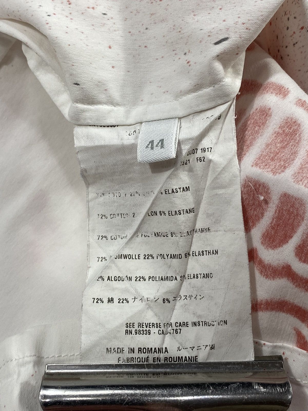 Prada 2007 Prada Custom Blood Stain Mexican Skull AvantGarde Shirt Size M / US 6-8 / IT 42-44 - 17 Thumbnail