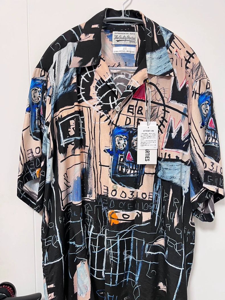 Wacko Maria Wacko Maria Basquiat Hawaiian Shirt Size Large- DMC Size US L / EU 52-54 / 3 - 1 Thumbnail