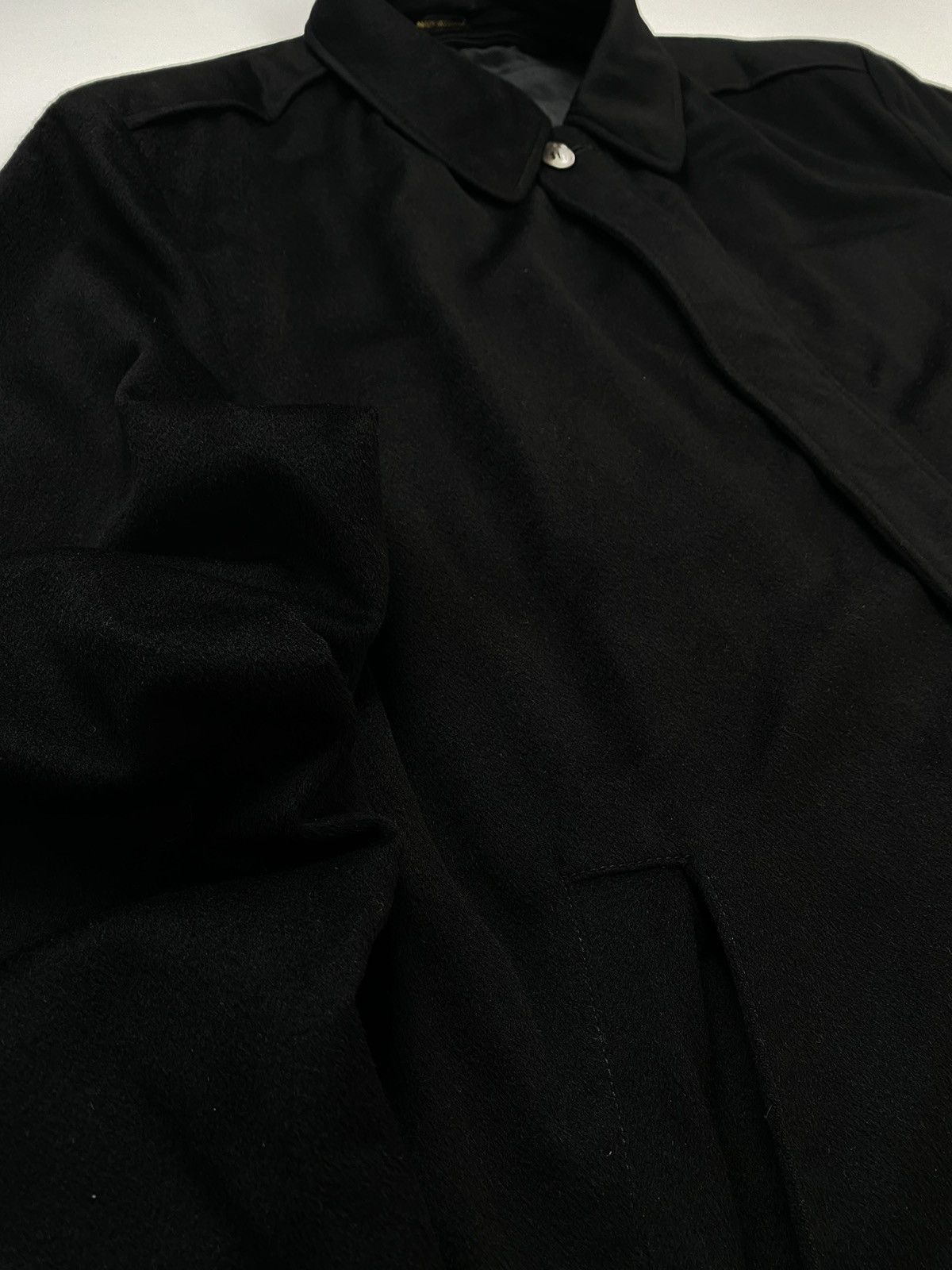 Vintage 🚨 Zilli LITHO NOIR vintage cashmere coat jacket black man 60 Size US XXL / EU 58 / 5 - 9 Thumbnail