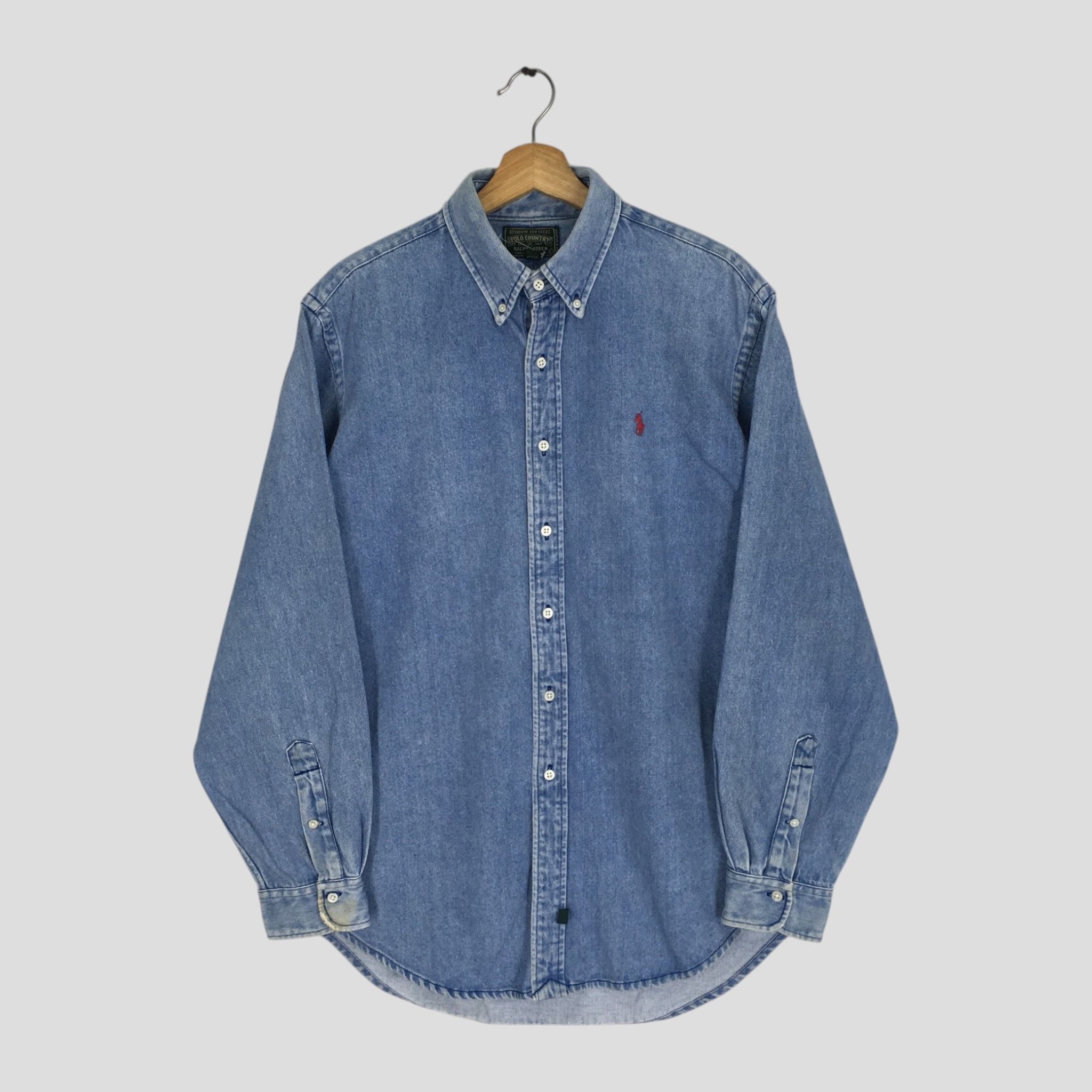 Polo Ralph Lauren vintage oxford button down polo ralph lauren - 1661 Size US L / EU 52-54 / 3 - 1 Thumbnail