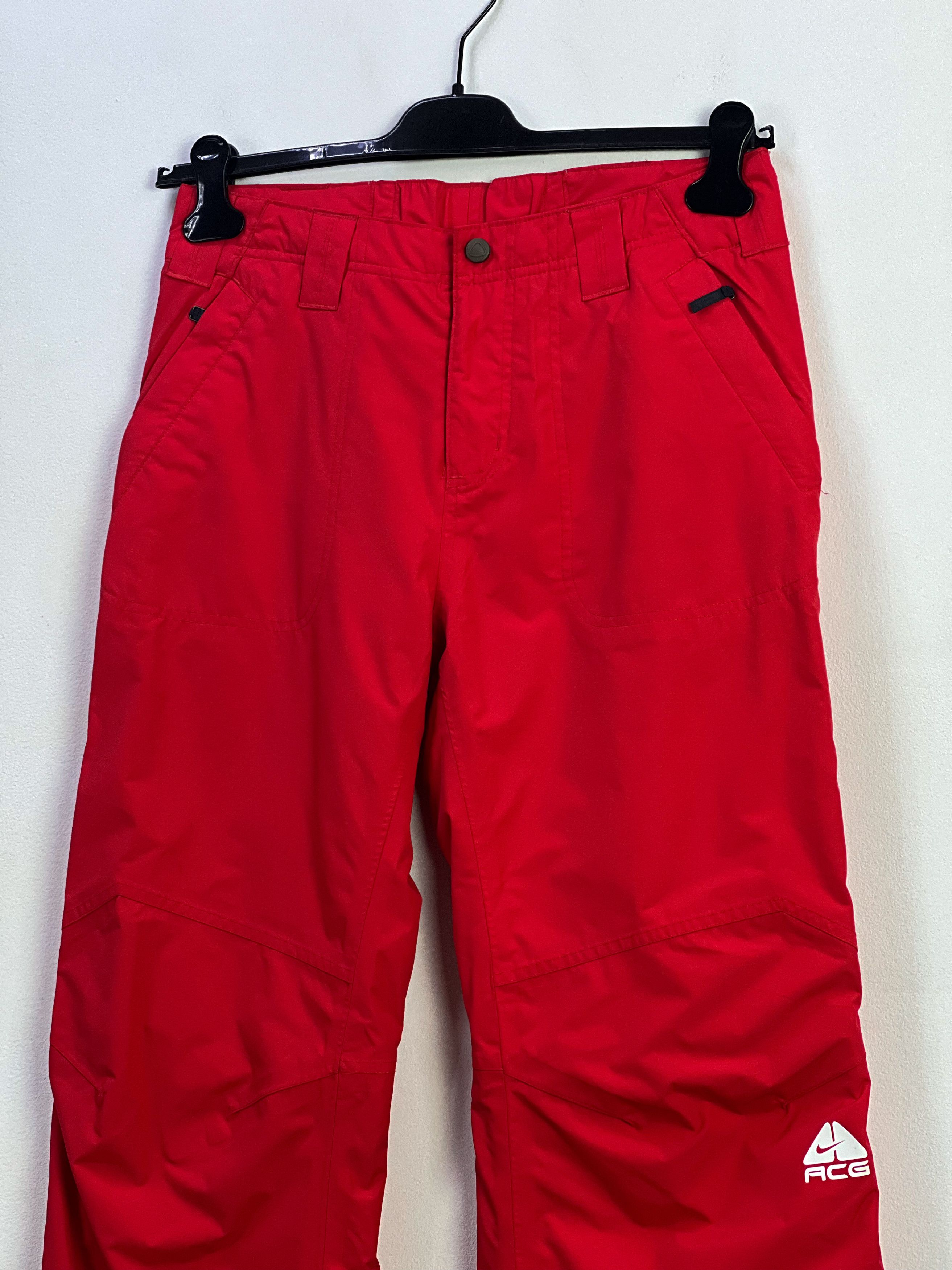 Nike NIKE ACG ski pants (RED) Size US 30 / EU 46 - 3 Thumbnail