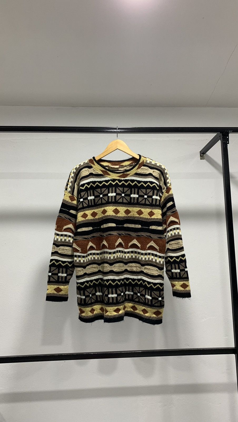 Aran Isles Knitwear × Coogi × Homespun Knitwear Coogi Inspired Knitwear Cable Size US L / EU 52-54 / 3 - 2 Thumbnail