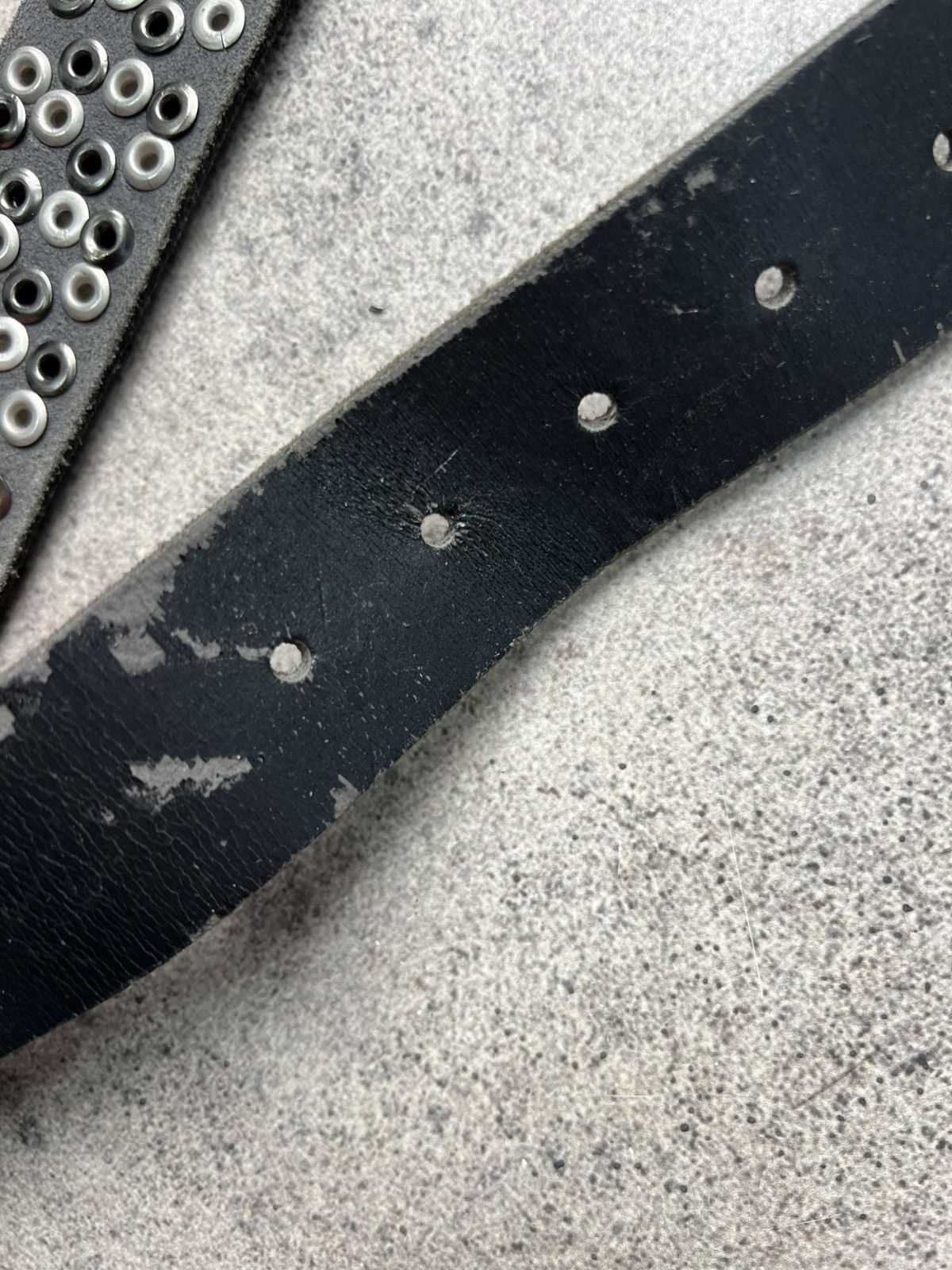 Hysteric Glamour Vintage studded leather belt Size ONE SIZE - 5 Thumbnail