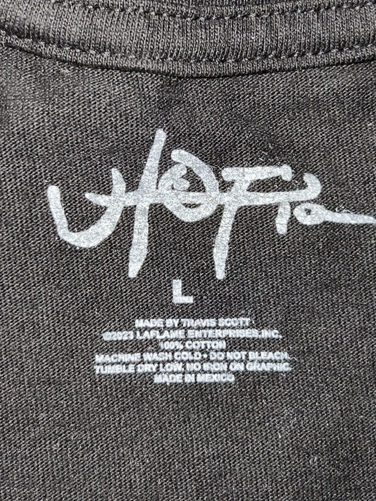 Jordan Brand × Travis Scott Travis Scott Men’s Utopia II Face Graphic Tee Black Sz Large Size US L / EU 52-54 / 3 - 3 Thumbnail
