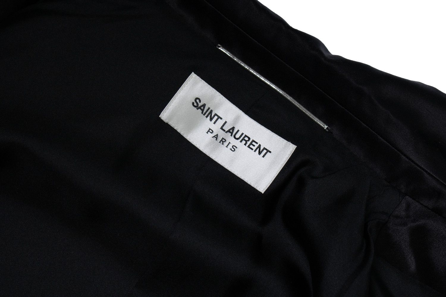Saint Laurent Paris Saint Laurent, black silk blazer 2021 Size 52R - 6 Thumbnail