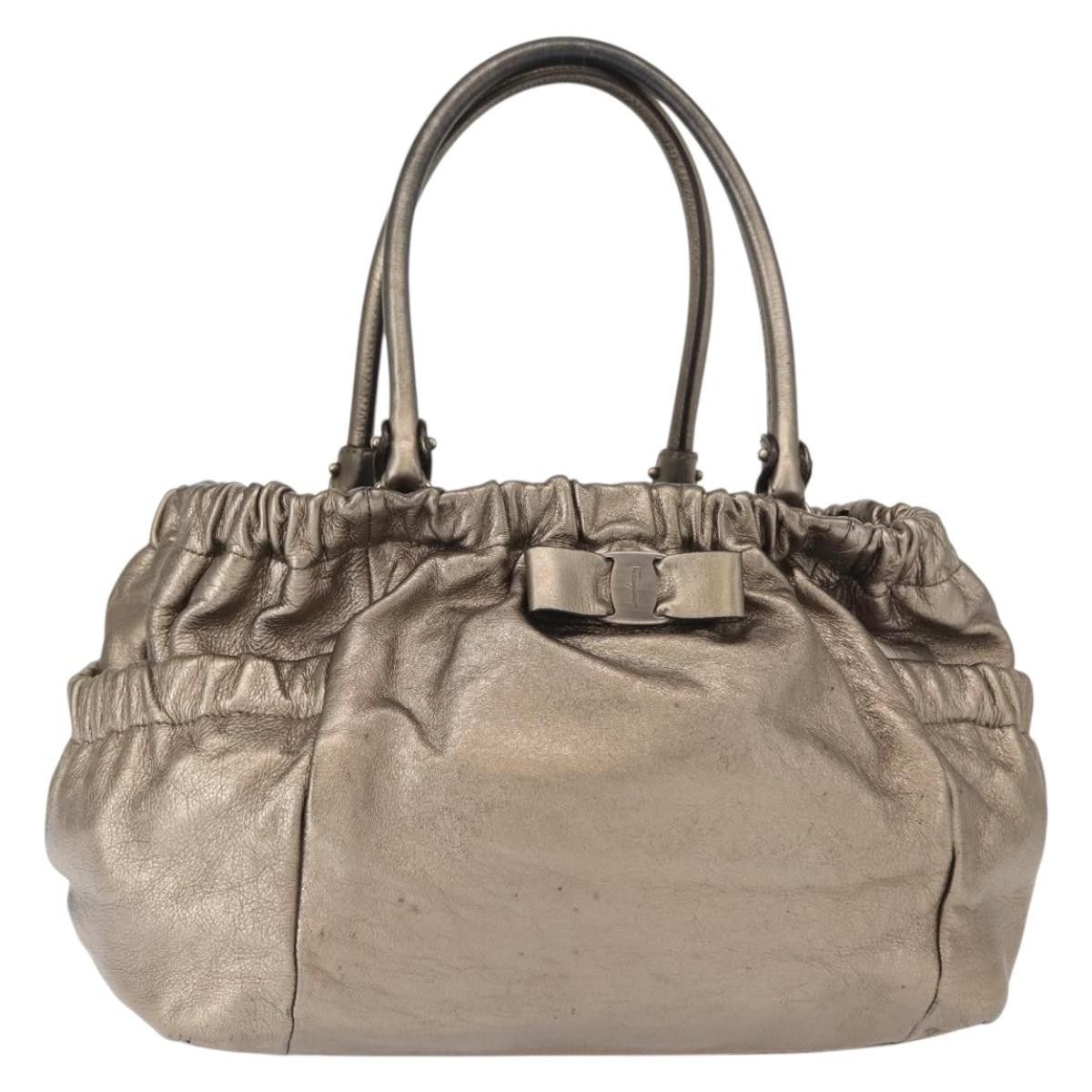Salvatore Ferragamo Salvatore Ferragamo Vala Shoulder Bag Leather Size ONE SIZE - 1 Thumbnail