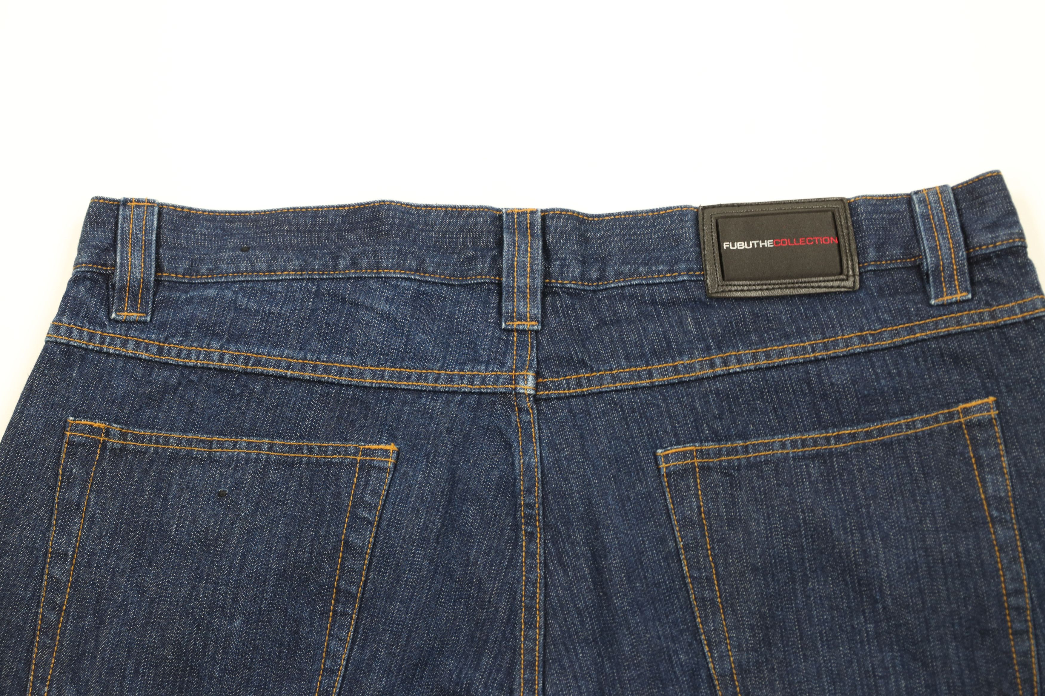 Fubu Vintage 90s Y2K FUBU Relaxed Fit Denim Jean Shorts Jorts Size US 38 / EU 54 - 10 Thumbnail