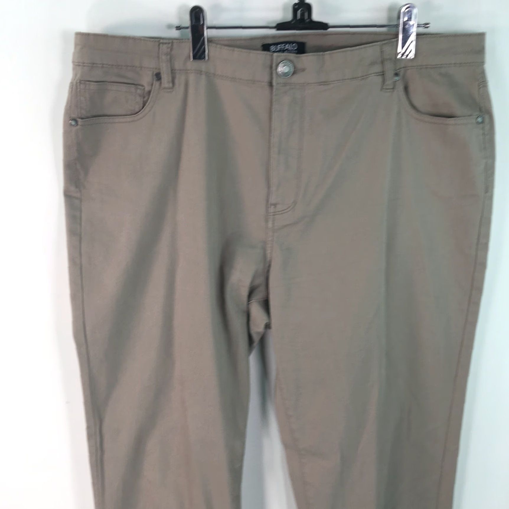 Buffalo David Bitton Buffalo David Bitton Mid Rise Pants Womens Size 16 Tan Flat Front 38X28 Size 38" / US 16 / IT 52 - 3 Thumbnail