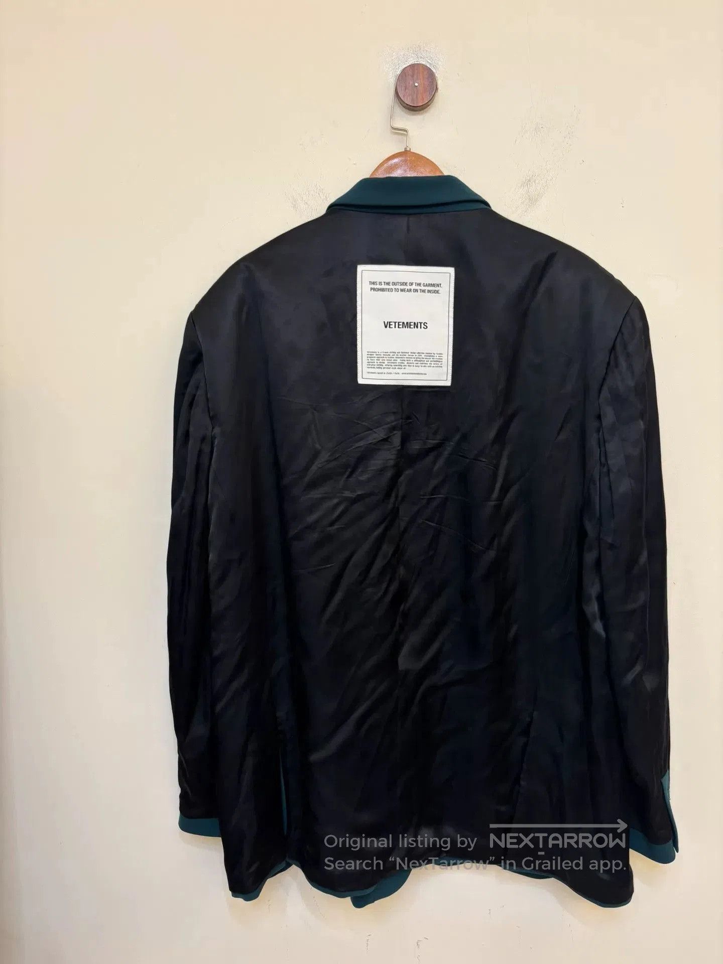 Vetements Vetements 19AW Contrast Blazer. Size US M / EU 48-50 / 2 - 9 Thumbnail