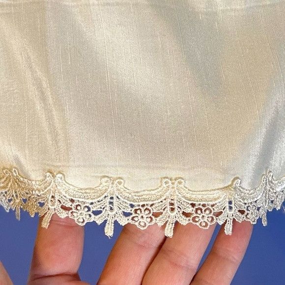 Other Vintage Miss Ashlee Ivory Lace Victorian Style Blouse Size S / US 4 / IT 40 - 5 Thumbnail