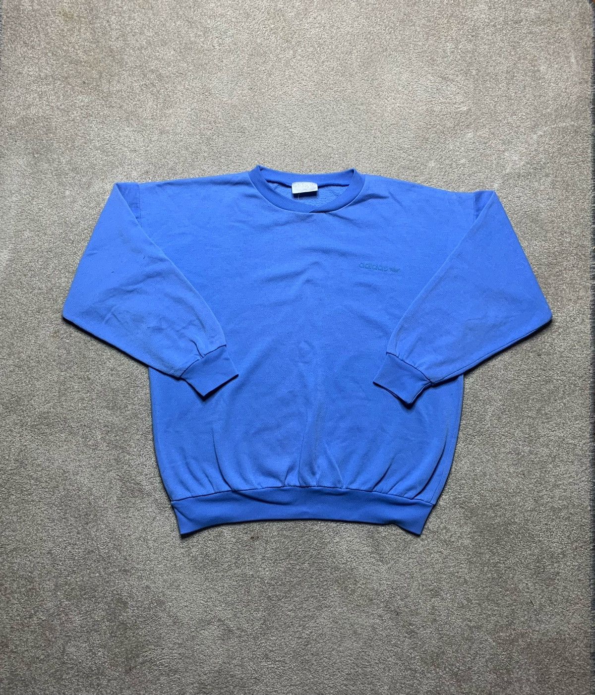 Adidas Vintage Sweatshirt Adidas Oversize Boxy Logo 70s Streetwear Size US M / EU 48-50 / 2 - 1 Thumbnail