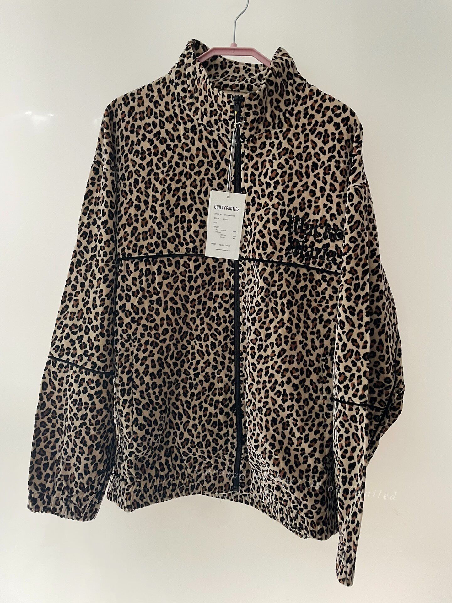 Wacko Maria Wacko Maria Leopard Velvet Track Jacket Size US L / EU 52-54 / 3 - 1 Thumbnail