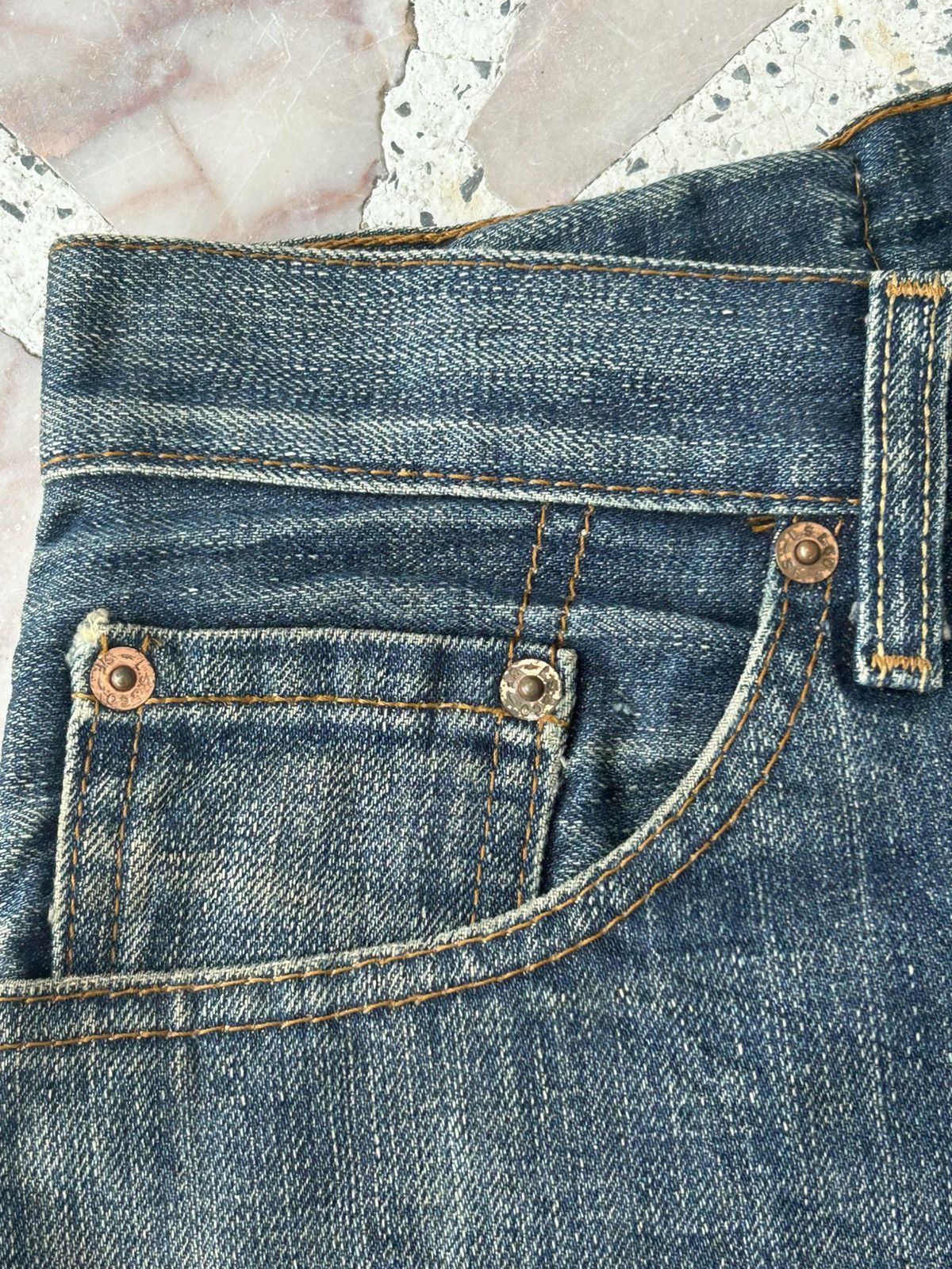 Levi's Levis Vintage 502 Japan Redtab Ripped Denim Size US 30 / EU 46 - 6 Thumbnail