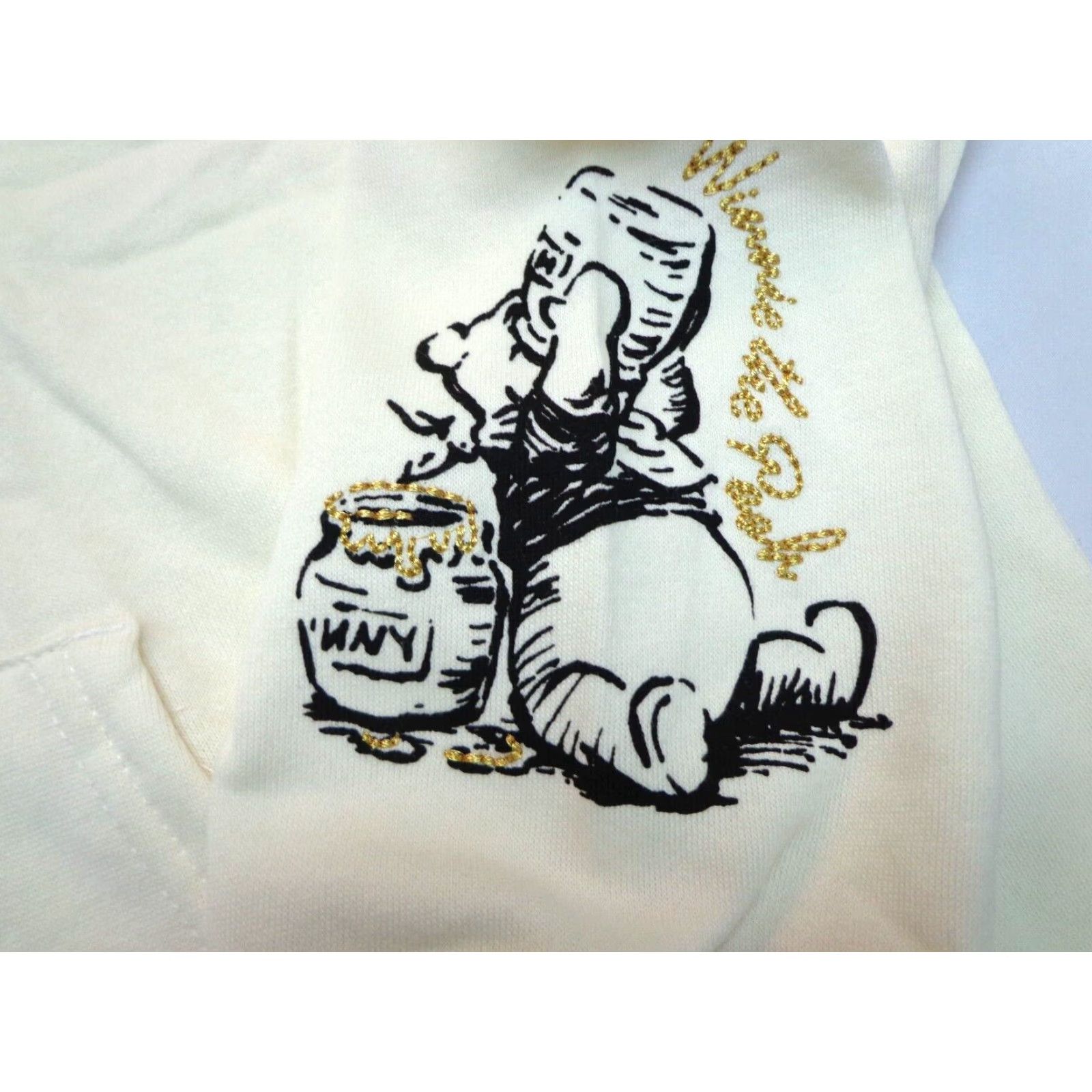 Disney Disney Winnie The Pooh & Friends Hoodie Sweatshirt Womens XL Ivory Pullover Front Pouch NEW Size XL / US 12-14 / IT 48-50 - 5 Thumbnail