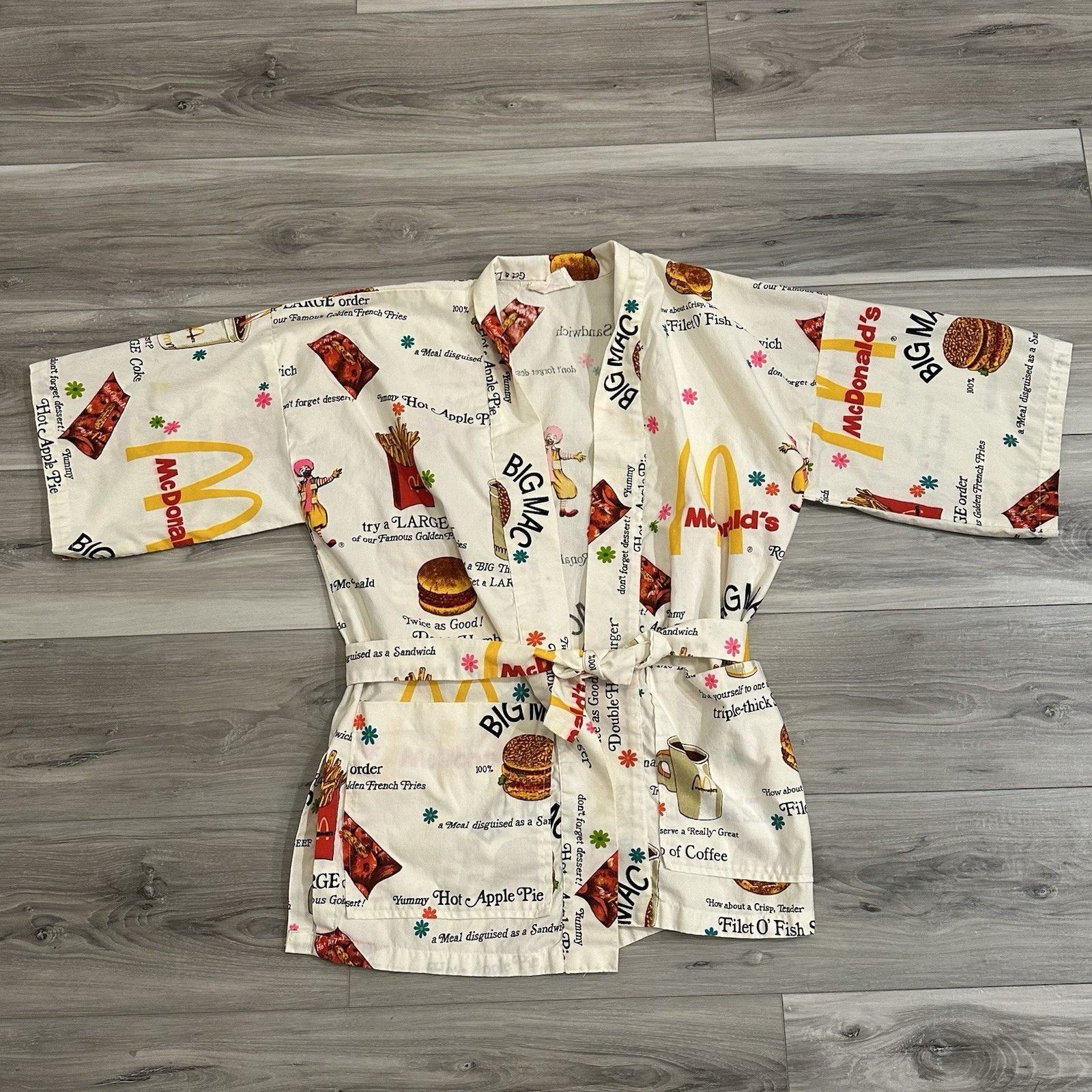 Vintage Vintage 60’s Ronald McDonald's AOP Worker’s Robe Size M Rare Size US M / EU 48-50 / 2 - 1 Thumbnail