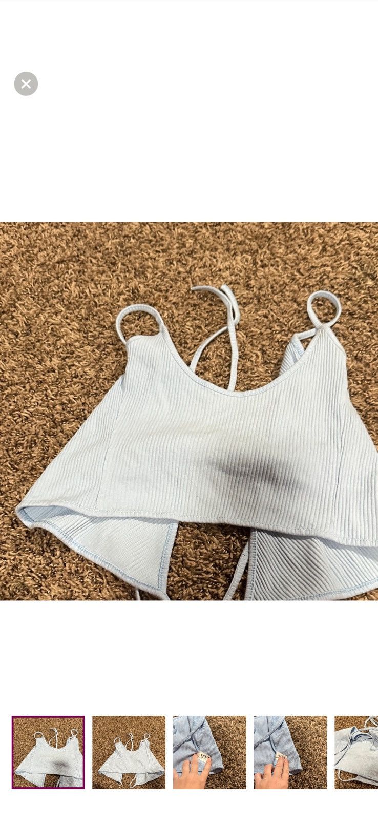 Other Blue tank top Size S / US 4 / IT 40 - 1 Thumbnail