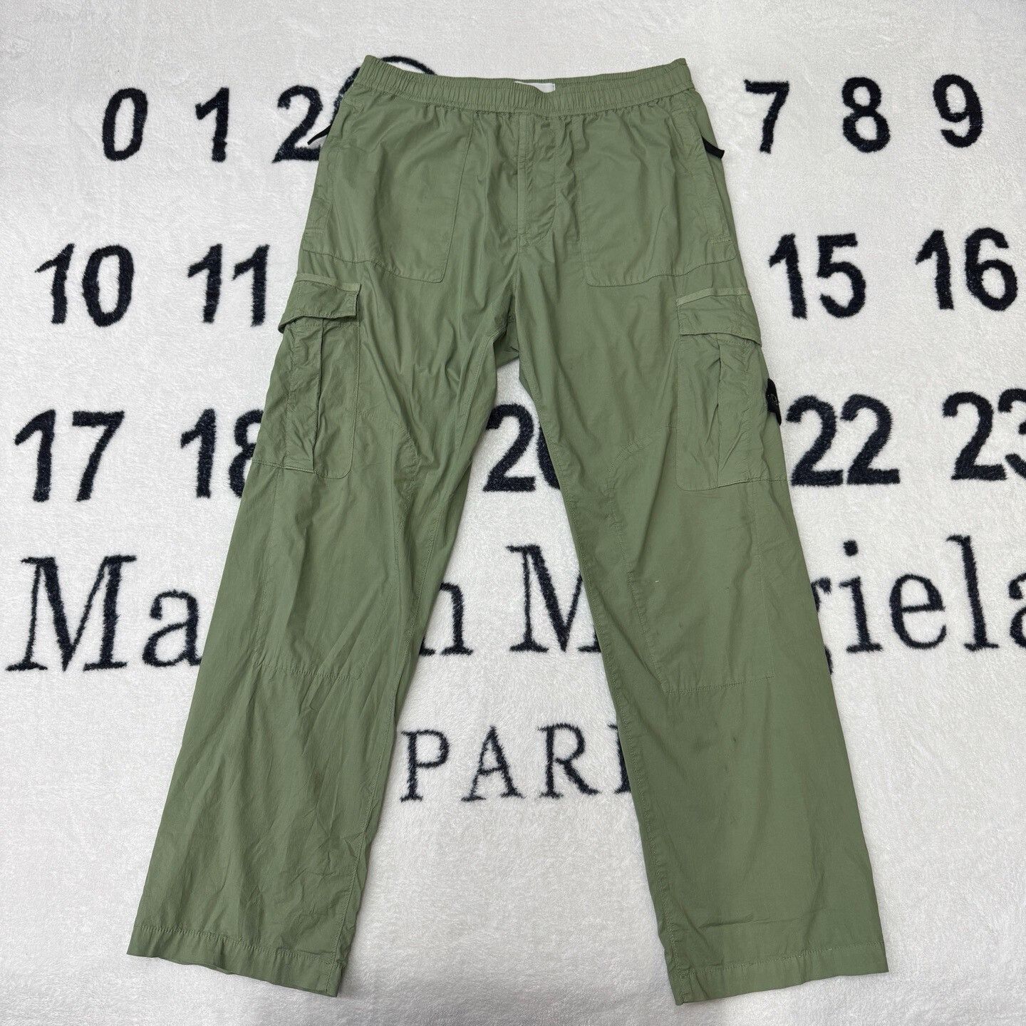 Stone Island Stone Island Straight Green Casual Pants 33 Men Size US 33 - 1 Thumbnail