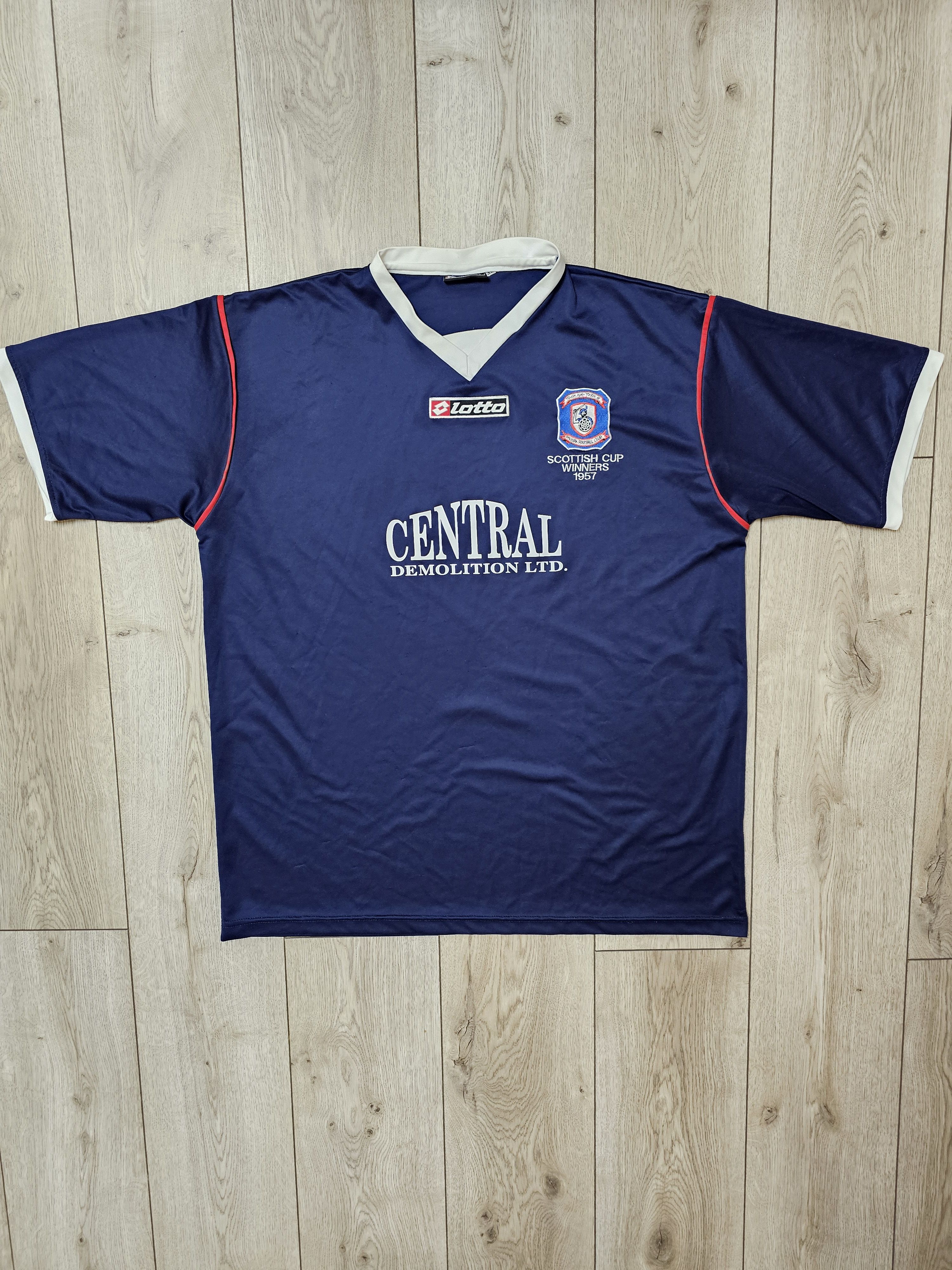 Lotto Sport FALKIRK 2007 2008 HOME FOOTBALL SHIRT SCOTLAND SOCCER JERSEY Size US XXL / EU 58 / 5 - 1 Thumbnail