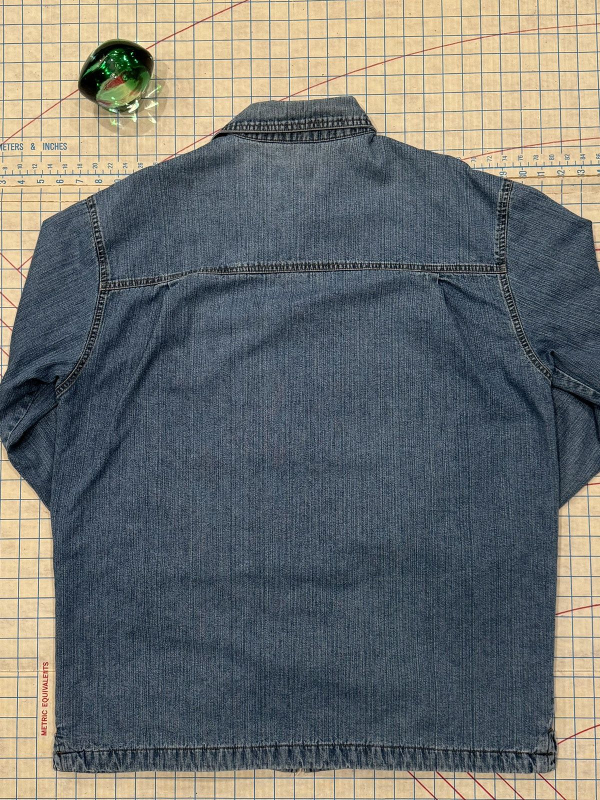 Chaps Ralph Lauren Vintage Chaps Ralph Lauren Denim Button Up Red Fleece Liner Size US L / EU 52-54 / 3 - 10 Thumbnail