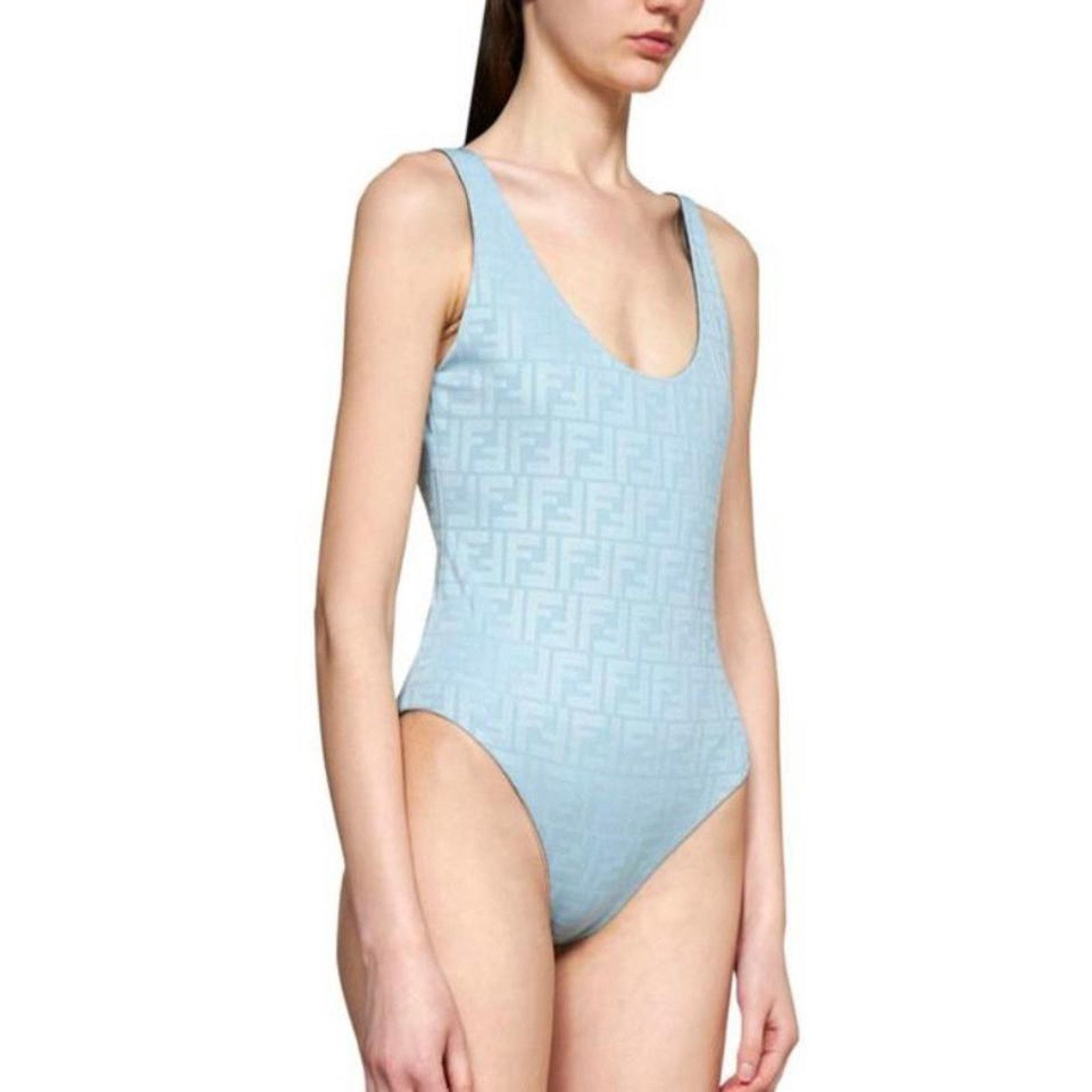 Fendi FF logo reversible swimsuit bodysuit 40 Size S / US 4 / IT 40 - 8 Thumbnail