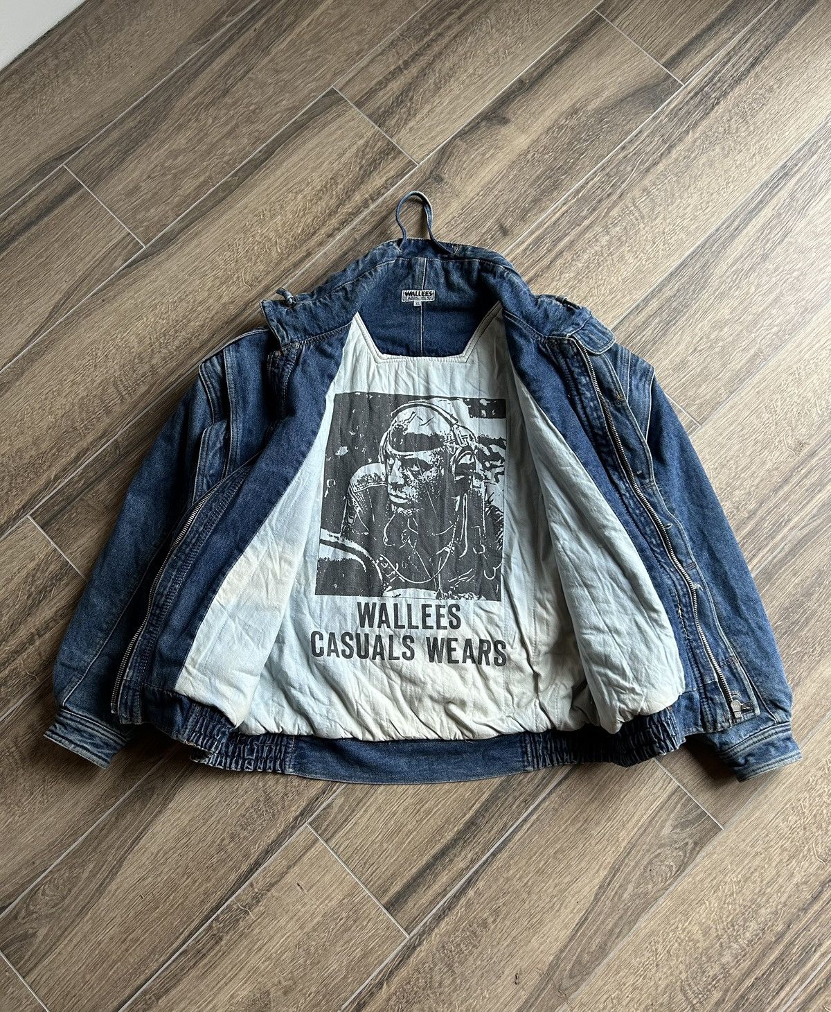 Vintage Vintage Multi-Pocket Wallees Archive Clothing denim jacket Size US XL / EU 56 / 4 - 2 Thumbnail