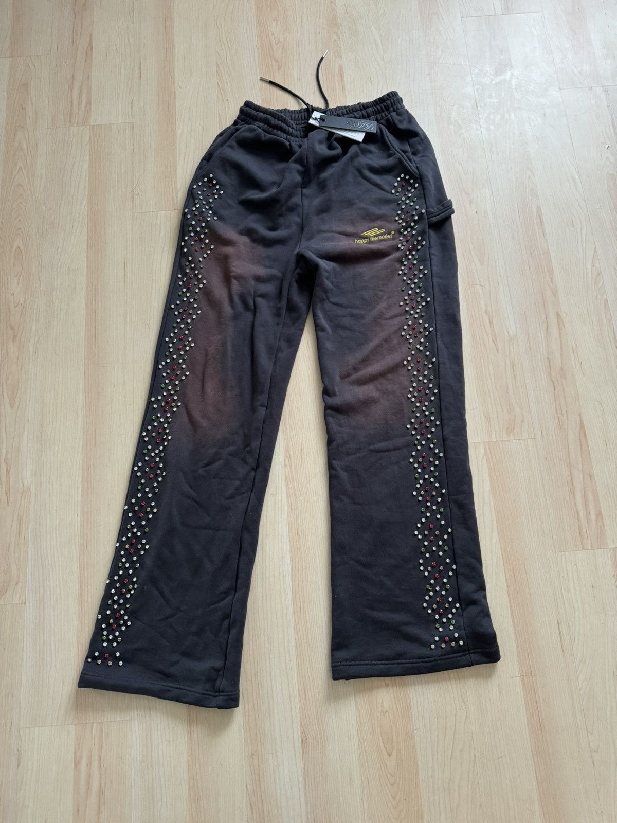 image of Vintage Faded Dark Grey Hmdd Sweats, Men's (Size 32)