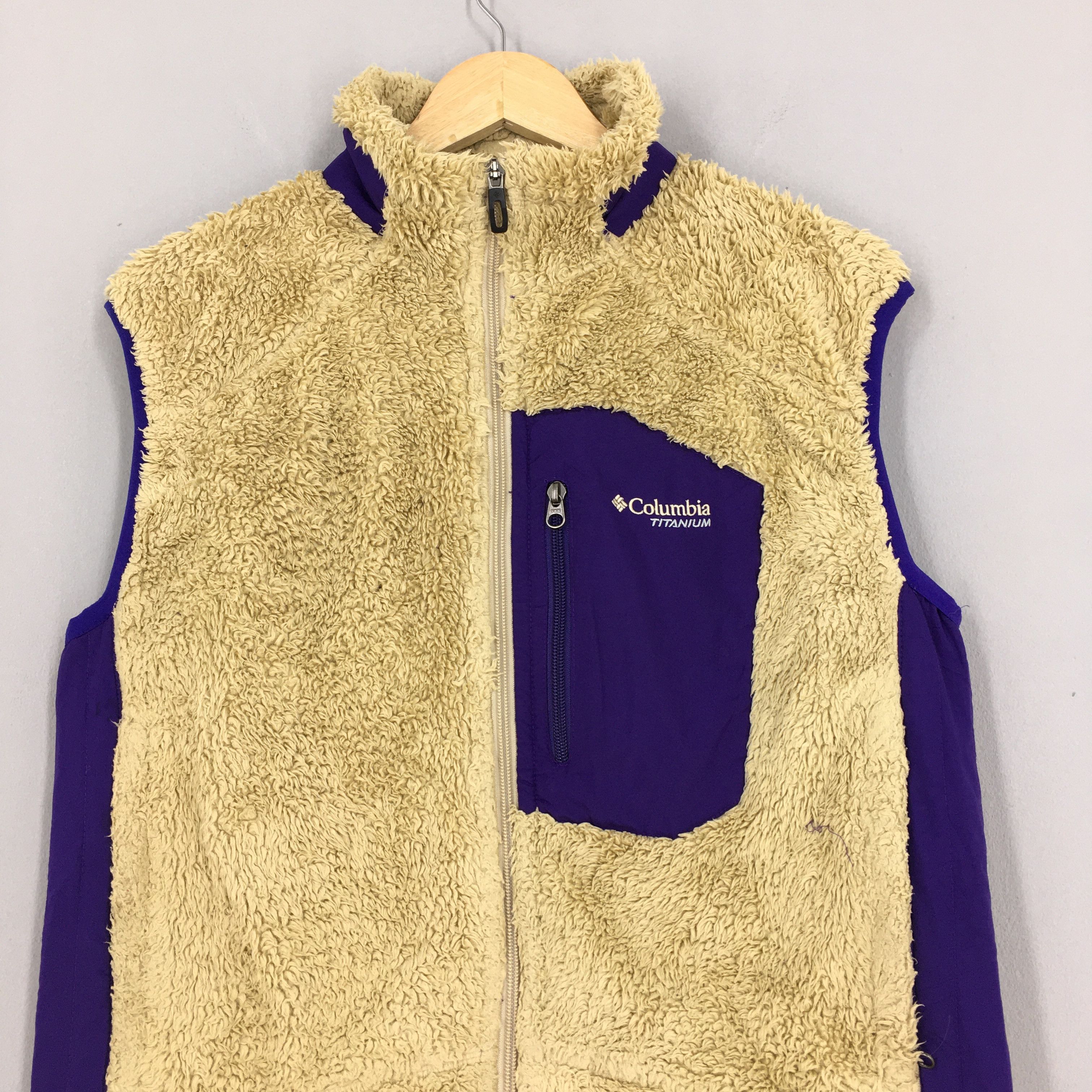 Columbia Vintage Columbia Fleece Vest Jacket Medium Size US M / EU 48-50 / 2 - 2 Thumbnail