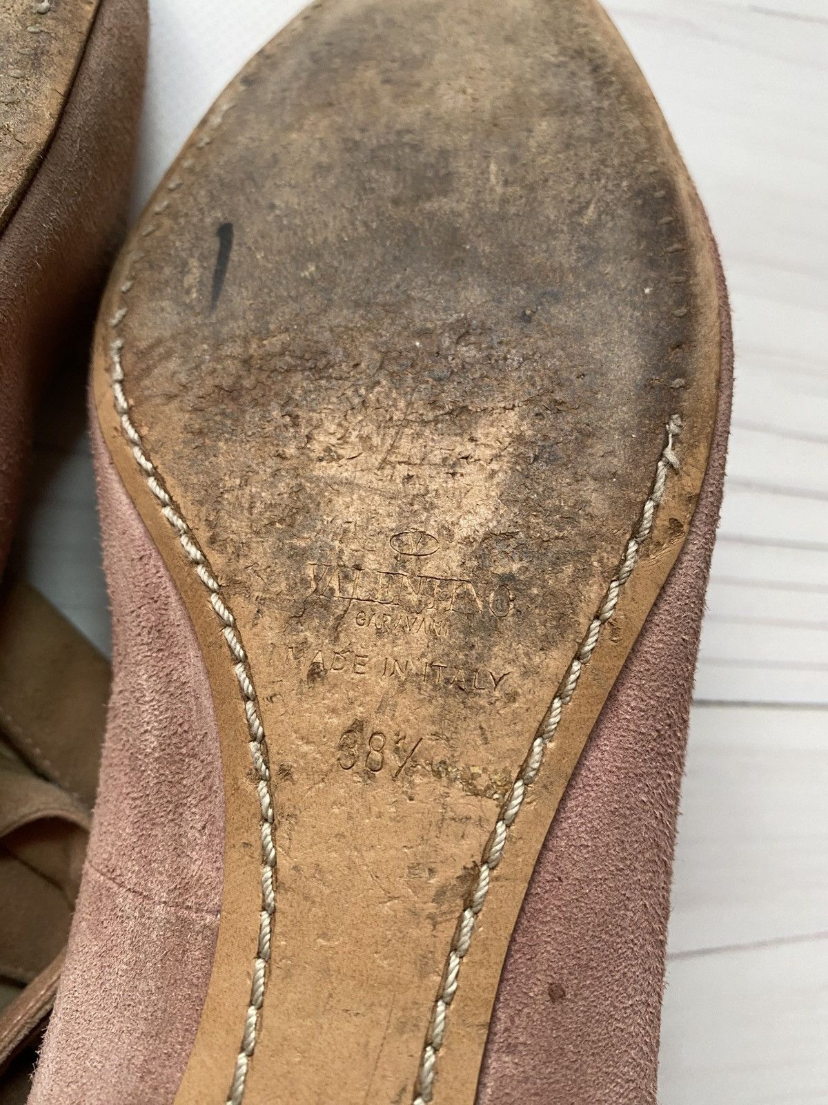 Valentino Luxury Valentino Garavani ballerina designer worn flats Size US 8.5 / IT 38.5 - 22 Thumbnail
