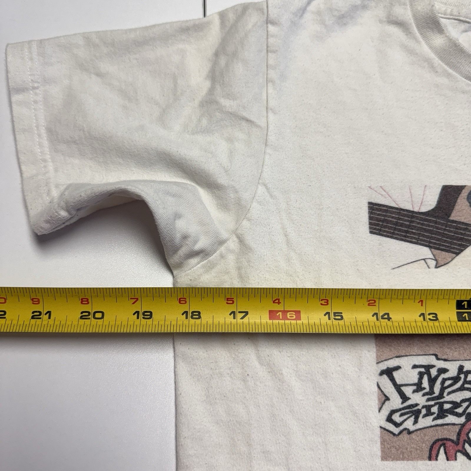 Japanese Brand Hyper Girl Anime Graphic T Shirt Womens Small White Short Sl Size S / US 4 / IT 40 - 11 Thumbnail