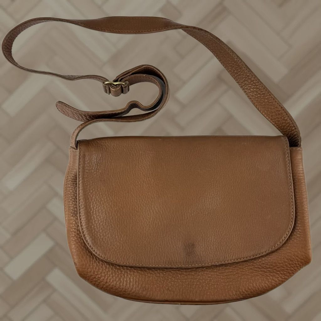 Coach VINTAGE Coach Bag Womens Sonoma Flap Bag 4903 Leather Brown Messenger USA 1990s Size ONE SIZE - 1 Thumbnail