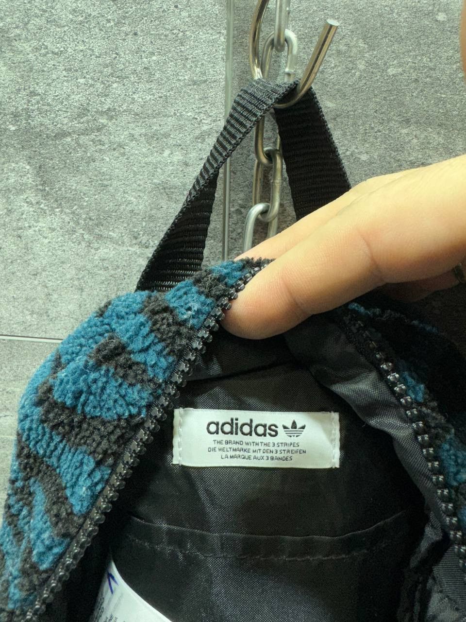 Adidas Adidas MINI BACKPACK teddy fur fleece Zebra Women’s Size ONE SIZE - 11 Thumbnail