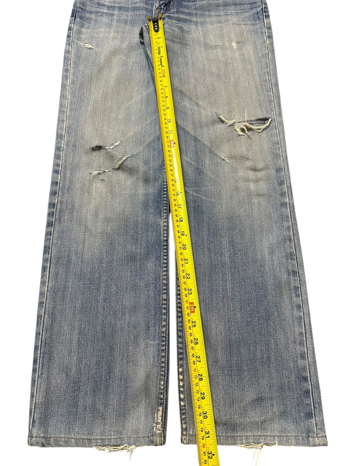 Levi's Vintage Levis 502 Regular Straight Faded Wash Distress Jeans Size US 31 - 13 Thumbnail