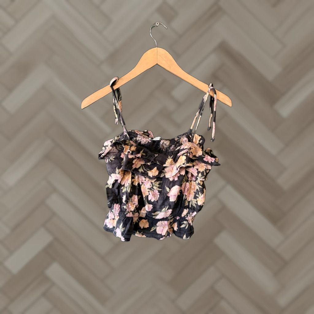 American Eagle Outfitters American Eagle Womens Sleeveless Floral Pattern Tank Top Size Medium Size M / US 6-8 / IT 42-44 - 1 Thumbnail