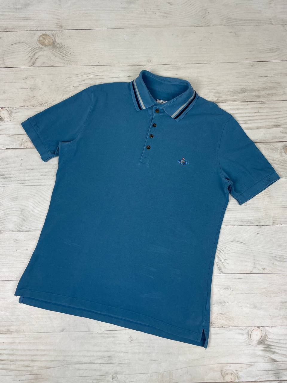 Vivienne Westwood Vivienne Westwood Polo Shirt Logo Orb Basic Luxury Size US XL / EU 56 / 4 - 1 Thumbnail